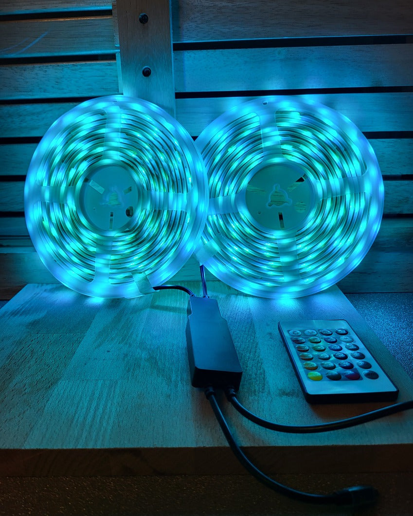 2 Ruban Led multicolore Wifi de 5m chacun (10metres total)