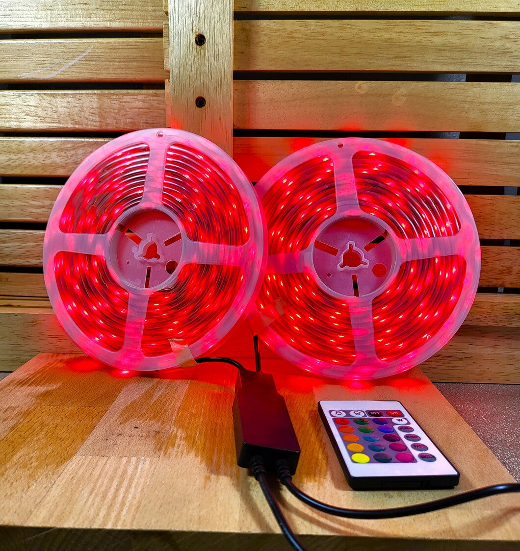2 Ruban Led multicolore Wifi de 5m chacun (10metres total)