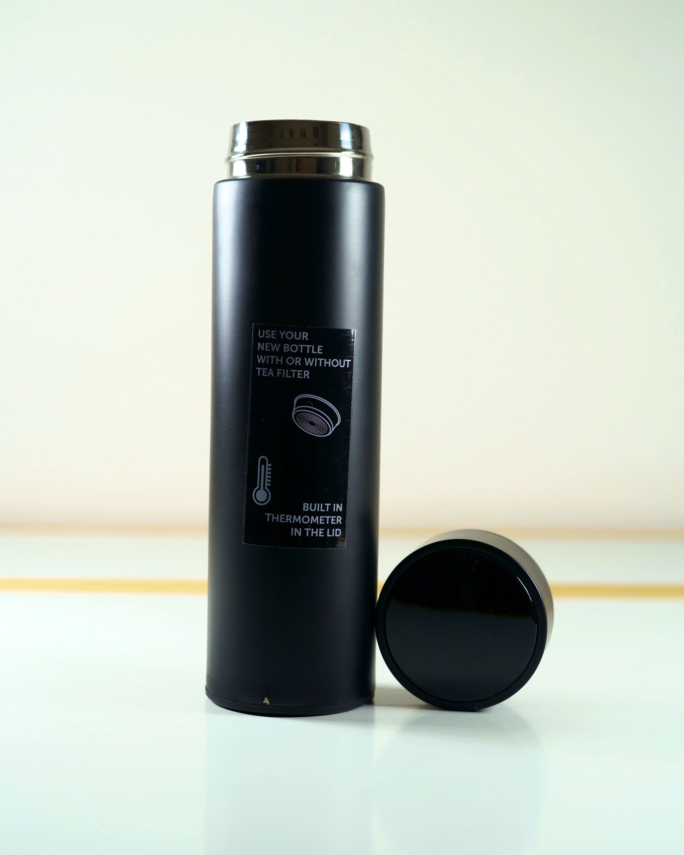 Bouteille isotherme avec thermomètre LED